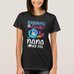 Baseball Oder Schleifen Oma liebt dich Rosa oder B T-Shirt
