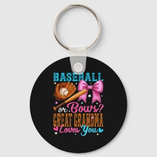 Baseball Oder Schleifen Urgroßmutter liebt dich Ge Schlüsselanhänger