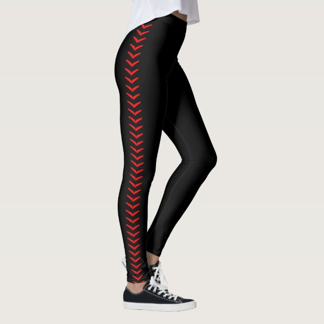 Baseball- oder Softball-Nahkampfschwärme Leggings (Rechts)