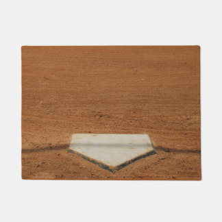 Baseball oder Softball Zuhause Plate Door Mat Fußmatte