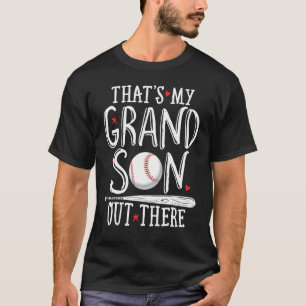 Baseball-Oma, das ist mein Enkel da draußen, Fuß T-Shirt