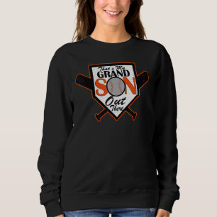 Baseball-Oma Das ist mein Enkel dort draußen Foo Sweatshirt