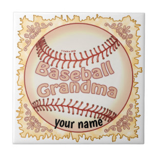 Baseball Oma Fliese