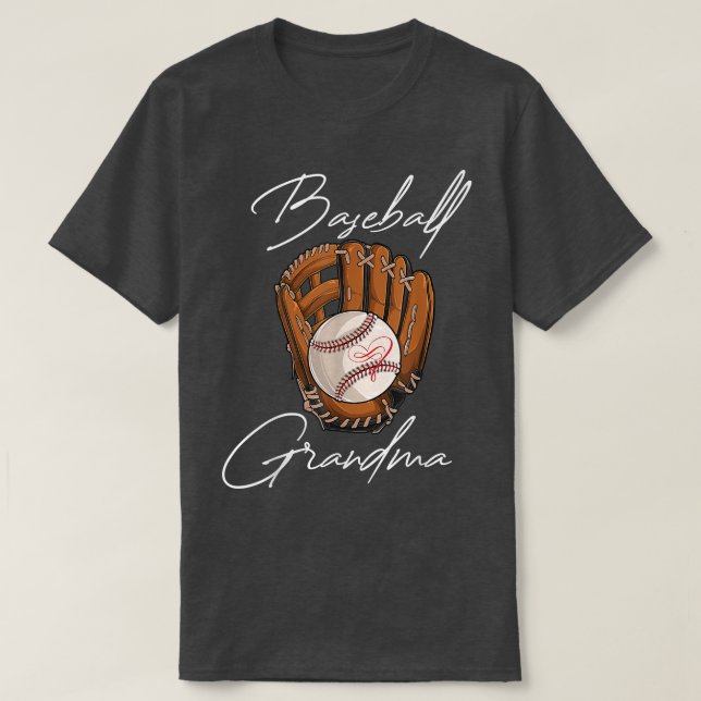 Baseball Oma Game Day Baseball Lover Mütter D T-Shirt (Design vorne)