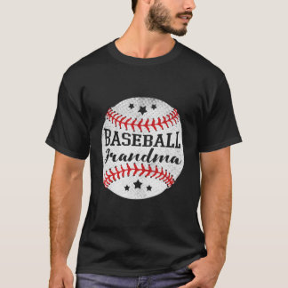 Baseball Oma Vintag Retro-Geschenk zu Weihnachten T-Shirt