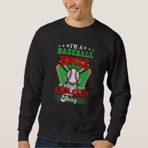 Baseball Onkel tu das nicht Behaltend Ruhe Sweatshirt