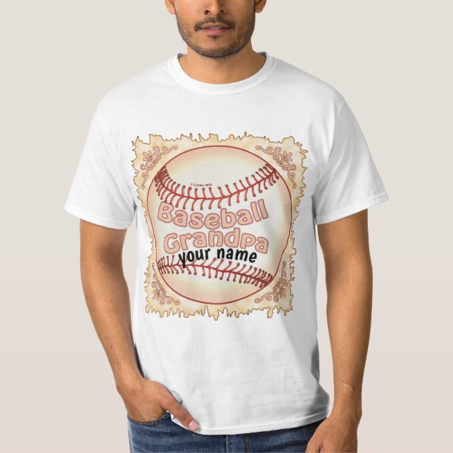 Baseball Opa T-Shirt (Vorderseite)