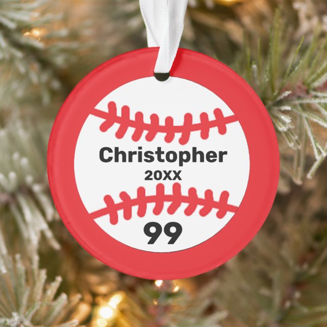Baseball Ornament (Baum)