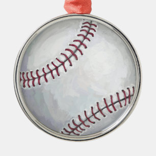 Baseball Ornament Aus Metall