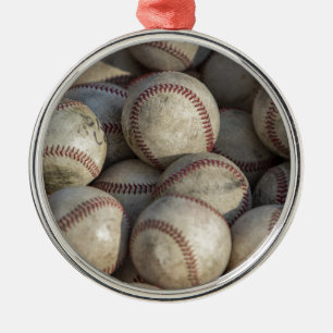 Baseball Ornament Aus Metall