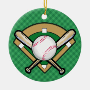Baseball-Ornament - SRF Keramik Ornament