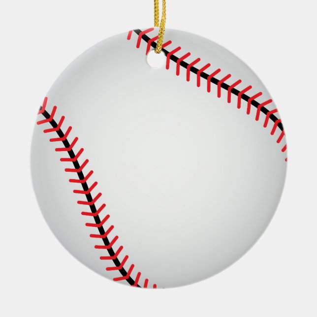 Baseball-Ornament - SRF Keramikornament (Vorne)