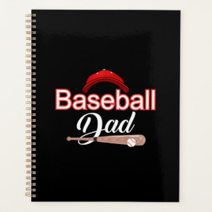 Baseball Papa-Familie sportlich motiviert modernen Planer