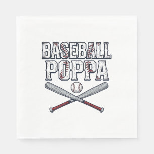 Baseball-Papa Vintage-Engraving-Shirt-Design_1 Serviette
