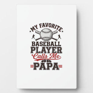 Baseball Papa Vintage Engraving Vektor Design_1 Fotoplatte