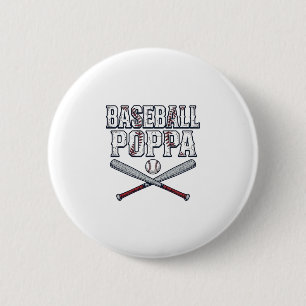 Baseball Papa Vintage Gravur Shirt Design_1 Button