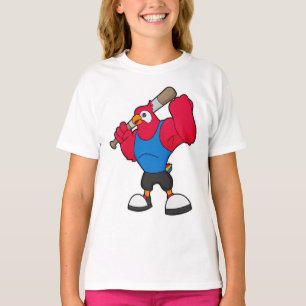Baseball-Papagei T-Shirt