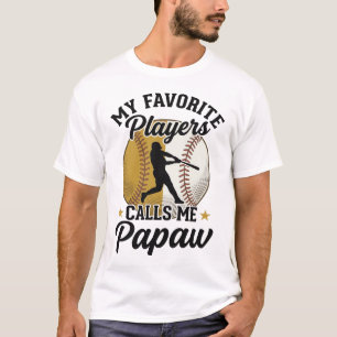 Baseball Papaw Lieblingsspieler Vintage-Shirt Desi T-Shirt