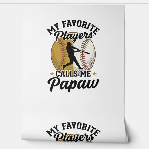 Baseball Papaw Lieblingsspieler Vintage-Shirt Desi Tapete