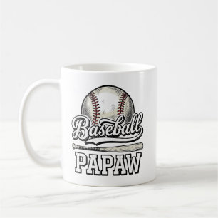 Baseball Papaw Vintage-Ätz-Shirt-Design_1 Kaffeetasse