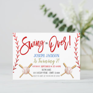 Baseball-Party Einladung