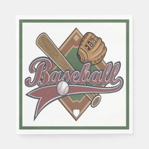 Baseball-Party Servietten