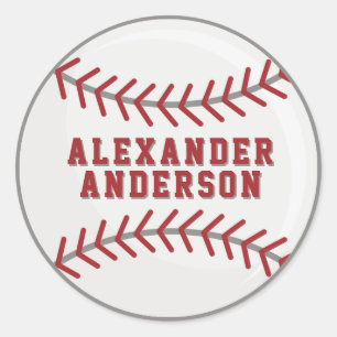 Baseball Personalisieren Runder Aufkleber