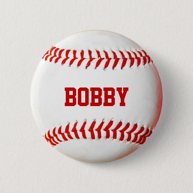 Baseball Personalisiert Button (Vorderseite)