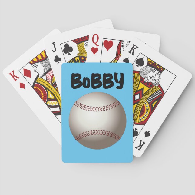 BASEBALL PERSONALISIERT Classic Playing Cards Spielkarten (Rückseite)