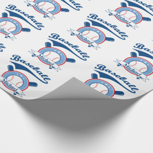 Baseball-Personalisiert-Geschenk Geschenkpapier