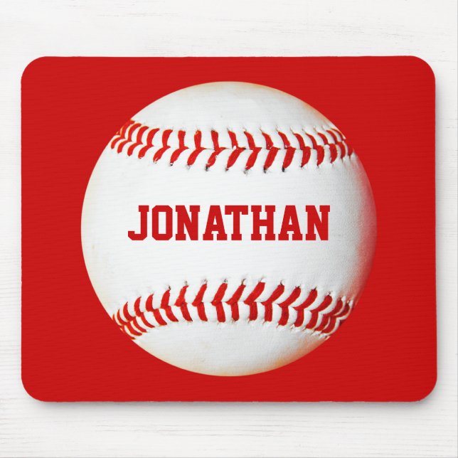 Baseball Personalisiert Mousepad (Vorne)