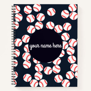 Baseball-Personalisiert-Notebook Notizbuch