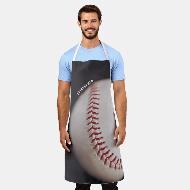 Baseball Personalisiert Schürze (Getragen)