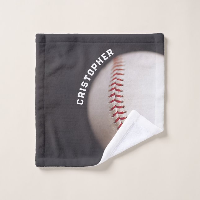 Baseball Personalisiert Waschlappen (Waschlappen)