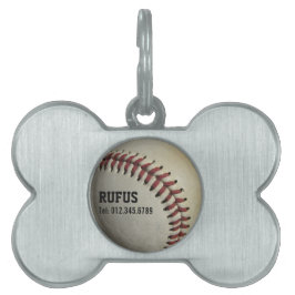 Baseball Pet-Tag Tiermarke
