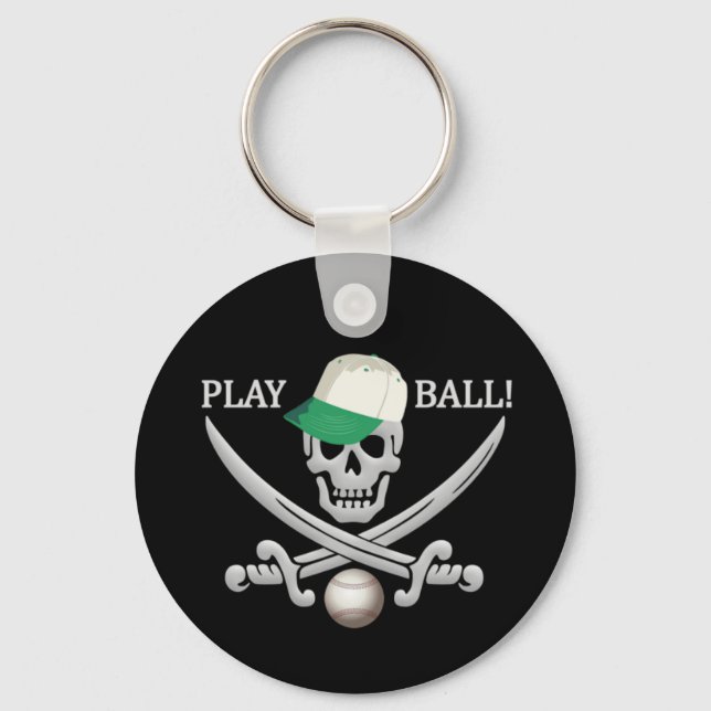 Baseball Pirate Schlüsselanhänger (Vorderseite)