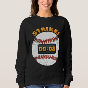 Baseball-Pitch-Uhr 15-Sekunden-Regel-Schlagmann-Bo Sweatshirt