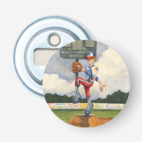 Baseball Pitcher auf dem Berg von Jay Throckmorton