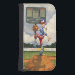 Baseball Pitcher auf dem Berg von Jay Throckmorton Phone Geldbeutel<br><div class="desc">Ist es eine Kurve oder ein Regler? Was auch immer es ist, in diesem phantastischen Stück von Jay Throckmorton kommt direkt auf Sie zu. Ein Baseballpitcher bedient den Hund und rollt sich, um einen Wurf auf den Teller zu liefern. Geben Sie das als Geschenk oder hängen Sie es an Ihre...</div>