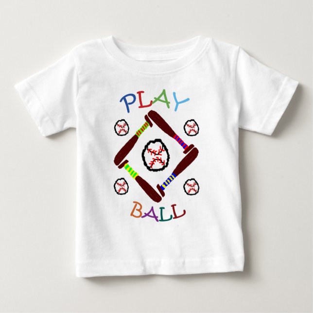 Baseball Play Ball Shirt (Vorderseite)