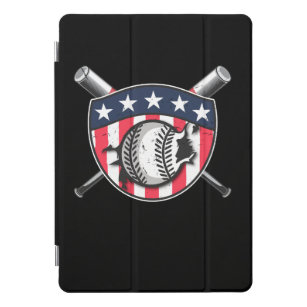 Baseball Player Abzeichen American Flag Team iPad Pro Cover