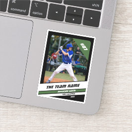 Baseball Player Benutzerdefiniertes Geschenk Schwa Aufkleber