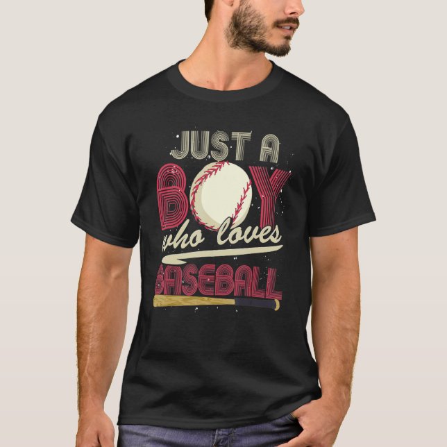 Baseball Player Boys Sport Baseball  Catcher Baseb T-Shirt (Vorderseite)