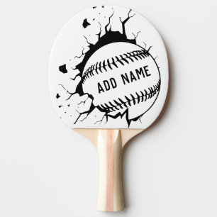 Baseball Player Coach - kühne moderne Zeichn Tischtennis Schläger