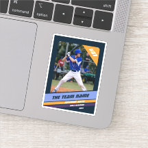 Baseball Player Custom Gift Dark Blue Yellow