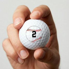 Baseball Player Custom Jersey Number/Letter Sports Golfball