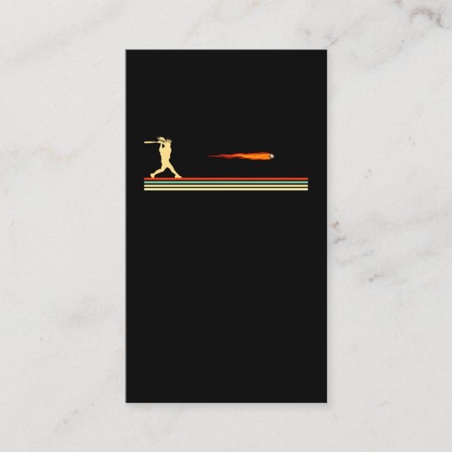 Baseball Player Daugher Funny Softball Batter Girl Visitenkarte (Vorderseite)