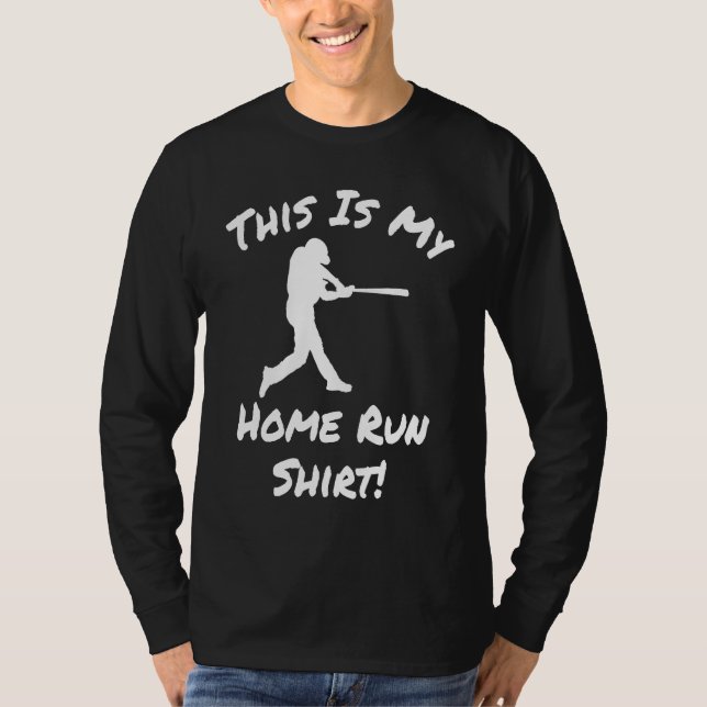 Baseball Player Homerun T-Shirt (Vorderseite)