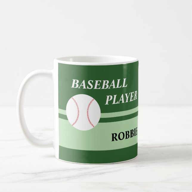 Baseball Player Kaffeetasse (Links)