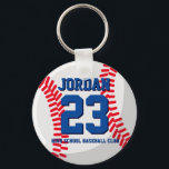 Baseball Player Number School Sportteam Schlüsselanhänger<br><div class="desc">Ein perfektes Button für Sportfans,  Athleten,  Spieler,  Trainer oder Kapitän des Baseballteams. Sie können die Formulierung so anpassen,  dass sie jedem Event mit diesem Sportthema gerecht wird,  sei es Geburtstag,  Meisterschaftsfeier oder Party.</div>